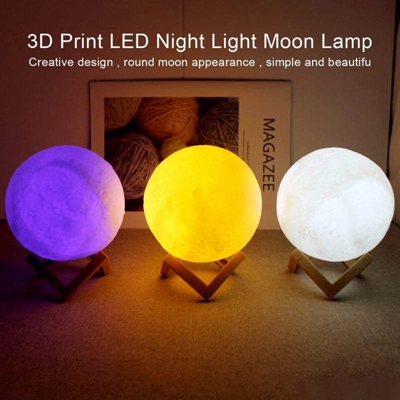 LED Moon Light for Bedroom Decoration and Indoor lighting