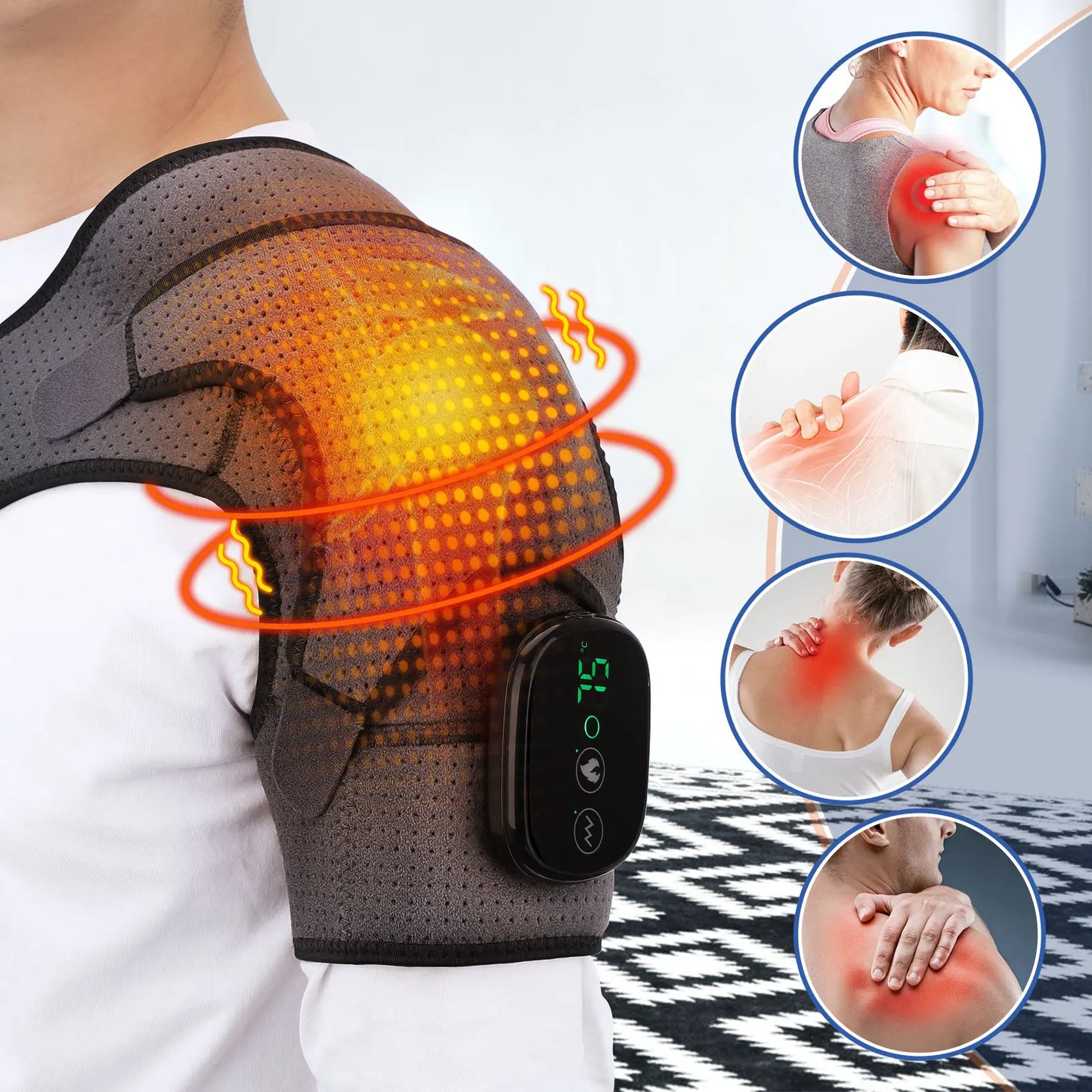 Electric Heating 3-in-1 Massager