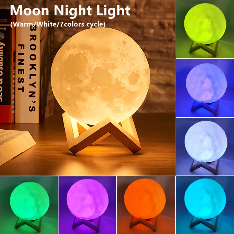 LED Moon Light for Bedroom Decoration and Indoor lighting